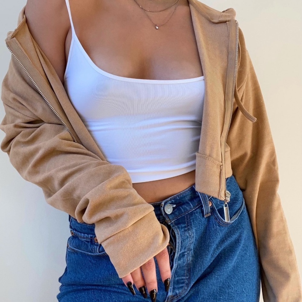 NWT BOUTIQUE nude sweatshirt